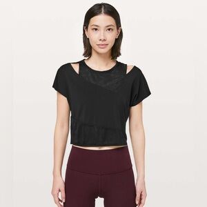 Lululemon No Inhibitions Tee Black